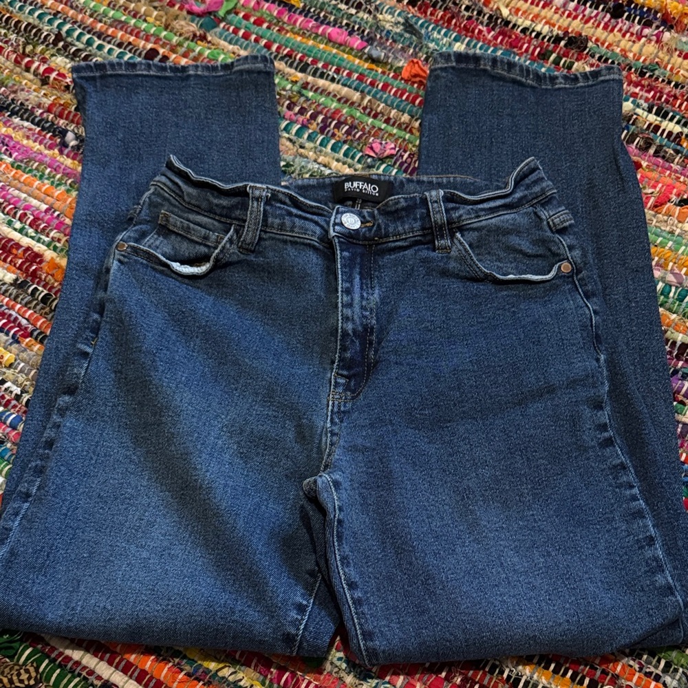 Buffalo David Bitton Women's Dark Blue Straight Leg Jeans sz 29 New